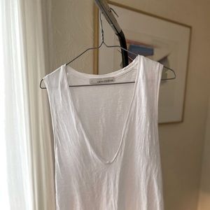 Stillwater Cotton Deep V Muscle Tank S/M